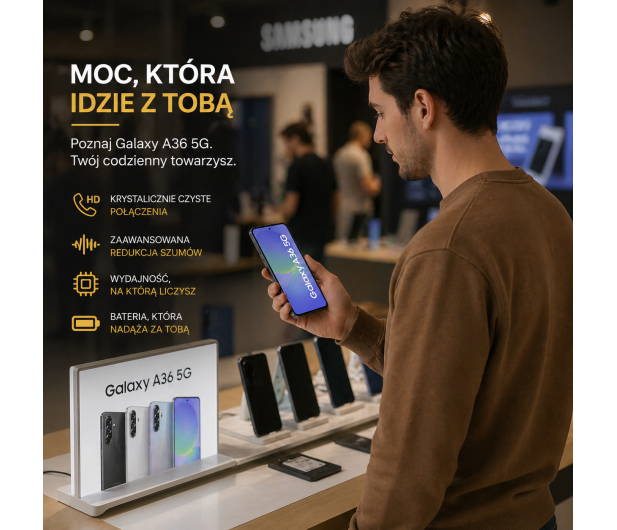 Samsung Galaxy A36 5G 8/256GB Czarny - 1313810 - zdjęcie 14